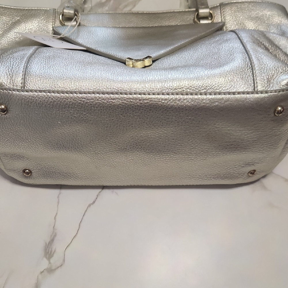 Jack Rogers Platinum Shoulder Bag. New With Tags..Half Off Retail! - Picture 9 of 12